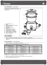 Предварительный просмотр 11 страницы Bestron KITCHEN HEROES ARC100 Instruction Manual