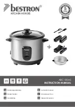 Bestron KITCHEN HEROES ARC100AS Instruction Manual предпросмотр