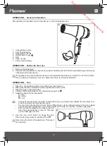 Preview for 19 page of Bestron Pink Flamingo AHD2200M Instruction Manual