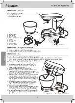 Preview for 18 page of Bestron profi AKM500 Instruction Manual