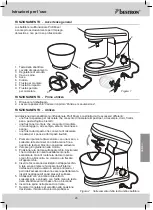 Preview for 23 page of Bestron profi AKM500 Instruction Manual