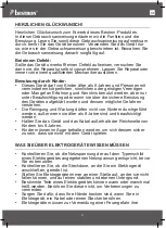 Preview for 3 page of Bestron PURE & CLEAN ABG450RSE Instruction Manual