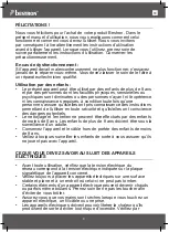 Предварительный просмотр 9 страницы Bestron PURE & CLEAN ACV225W Instruction Manual