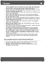 Предварительный просмотр 4 страницы Bestron ROYAL MINT ACM1000M Instruction Manual
