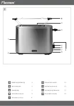 Preview for 2 page of Bestron Steel Edition ATO800STE Instruction Manual