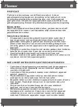 Предварительный просмотр 15 страницы Bestron Summer Breeze ADF30DZ Instruction Manual