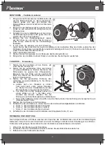 Предварительный просмотр 7 страницы Bestron SUMMER BREEZE ASV45W Instruction Manual