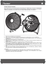 Предварительный просмотр 7 страницы Bestron Summer Breeze DFA40Z Instruction Manual