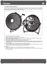 Preview for 25 page of Bestron Summer Breeze DFA40Z Instruction Manual