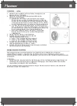 Preview for 7 page of Bestron SUMMER BREEZE DFS45WB Instruction Manual