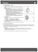 Preview for 13 page of Bestron SUMMER BREEZE DFS45WB Instruction Manual