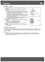 Preview for 19 page of Bestron SUMMER BREEZE DFS45WB Instruction Manual