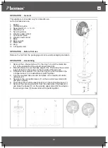 Preview for 24 page of Bestron SUMMER BREEZE DFS45WB Instruction Manual