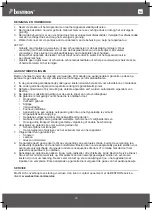 Предварительный просмотр 16 страницы Bestron SWEET DREAMS ACC217P Instruction Manual