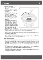 Предварительный просмотр 7 страницы Bestron SWEET DREAMS ACCM370 Instruction Manual