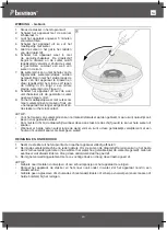 Preview for 19 page of Bestron SWEET DREAMS ACCM370 Instruction Manual