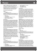 Предварительный просмотр 7 страницы Bestron SWEET DREAMS APFM700SD Instruction Manual