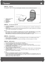 Preview for 18 page of Bestron SWEET DREAMS ASW400 Instruction Manual