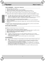 Предварительный просмотр 10 страницы Bestron SWEET DREAMS DCPM12 Instruction Manual