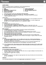 Предварительный просмотр 16 страницы Bestron SWEET DREAMS DCPM12V Instruction Manual