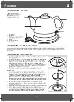Preview for 12 page of Bestron TEA PARTY DTP800DL Instruction Manual