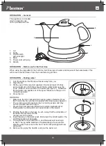 Preview for 24 page of Bestron TEA PARTY DTP800DL Instruction Manual