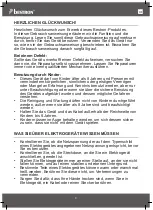 Preview for 3 page of Bestron VIVA ITALIA ACG380 Instruction Manual