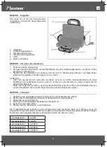 Preview for 6 page of Bestron VIVA ITALIA ACG380 Instruction Manual