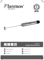 Bestron VIVA ITALIA AMF800Z Instruction Manual preview