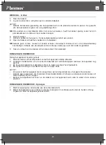 Preview for 23 page of Bestron VIVA ITALIA APM123Z Instruction Manual