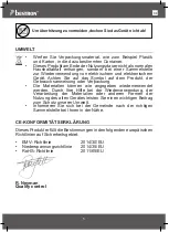 Preview for 5 page of Bestron WINTER WARM ACV3000T Instruction Manual