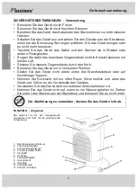 Предварительный просмотр 8 страницы Bestron WINTER WARM AFH218 Instruction Manual