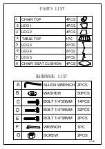 Preview for 2 page of Bestsign BAD7322GYGY Assembly Instructions Manual