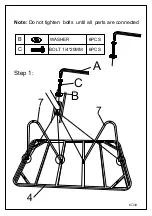 Preview for 6 page of Bestsign BAD7322GYGY Assembly Instructions Manual