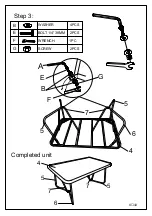 Preview for 8 page of Bestsign BAD7322GYGY Assembly Instructions Manual