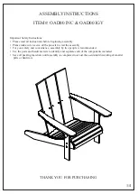 Bestsign OAD001NC Assembly Instructions preview