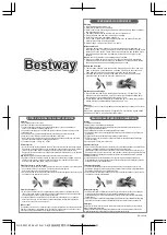 Bestway 32069 User Manual preview