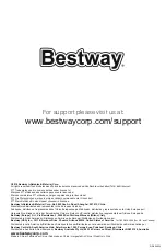 Предварительный просмотр 20 страницы Bestway 36121 Manual