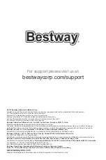 Preview for 32 page of Bestway 41009 Owner'S Manual