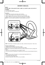 Preview for 1 page of Bestway 52307 Owner'S Manual