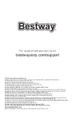 Preview for 7 page of Bestway 58430 Owner'S Manual