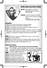 Предварительный просмотр 2 страницы Bestway 62038 Operating Instructions Manual