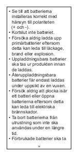 Preview for 75 page of Bestway 62102 Instructions Manual