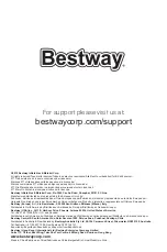 Предварительный просмотр 32 страницы Bestway 68090 Owner'S Manual