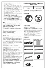 Предварительный просмотр 5 страницы Bestway 6942138917161 Owner'S Manual