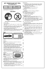 Предварительный просмотр 7 страницы Bestway 6942138917222 Owner'S Manual