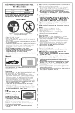 Предварительный просмотр 16 страницы Bestway 6942138917222 Owner'S Manual