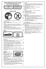 Предварительный просмотр 18 страницы Bestway 6942138917222 Owner'S Manual