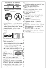 Предварительный просмотр 26 страницы Bestway 6942138917222 Owner'S Manual