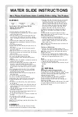 Preview for 2 page of Bestway 6942138936032 Owner'S Manual